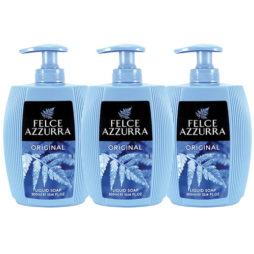 Felce Azzurra Classico Liquid Soap 3 x 300ml Hand and Face Wash