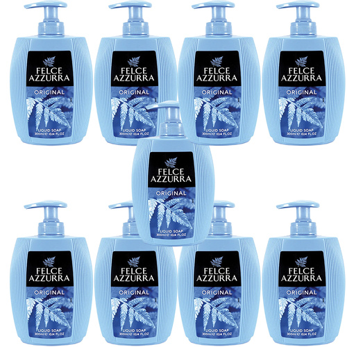 Felce Azzurra Classico Liquid Soap 300ml Pack of 9 Hand and Face Wash