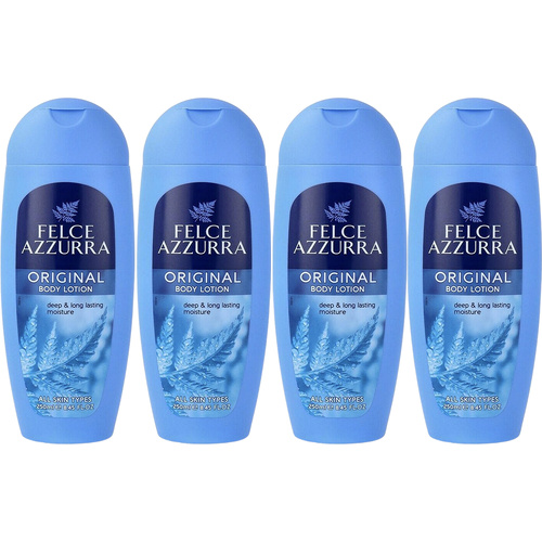 Felce Azzurra Classico Body Lotion 4 Pack 250ml Hydrating Almond Oil