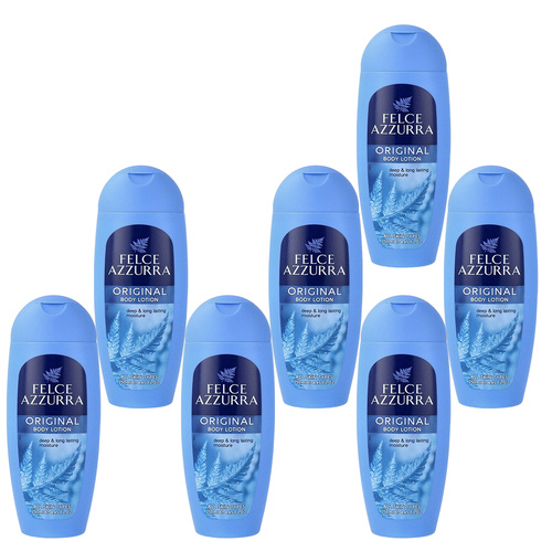 Felce Azzurra Classico Body Lotion 250ml Pack of 7 Hydrating Fragrance