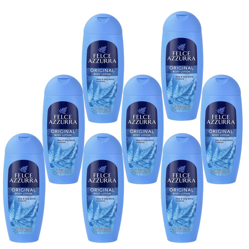 Felce Azzurra Classico Body Lotion 250ml Pack Of 8 Hydrating Scented