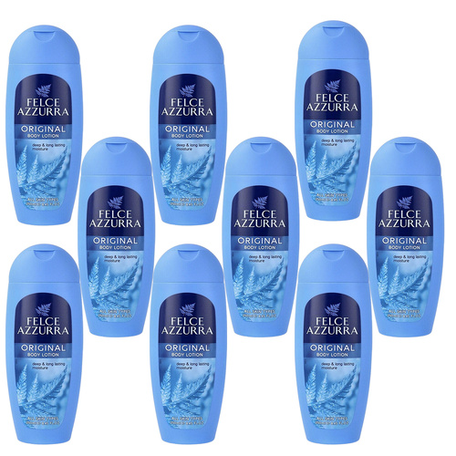 Felce Azzurra Classico Body Lotion 250ml Pack of 9 Hydrating Non Greasy