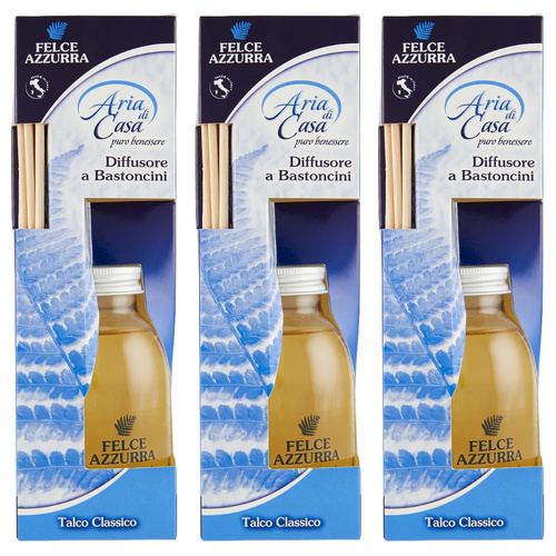 Felce Azzurra Classico Original Reed Diffuser 200ml Pack of 3