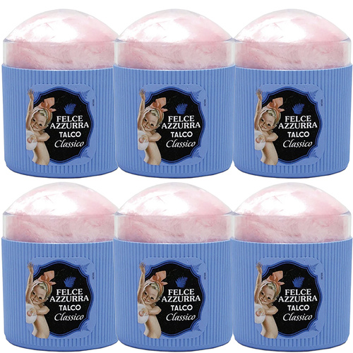 Felce Azzurra Classico Dusting Powder Puff 250g Pack of 6