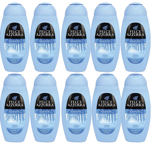 Felce Azzurra Classico Shower Gel 400ml x10 Pack Classic Italian Fragrance