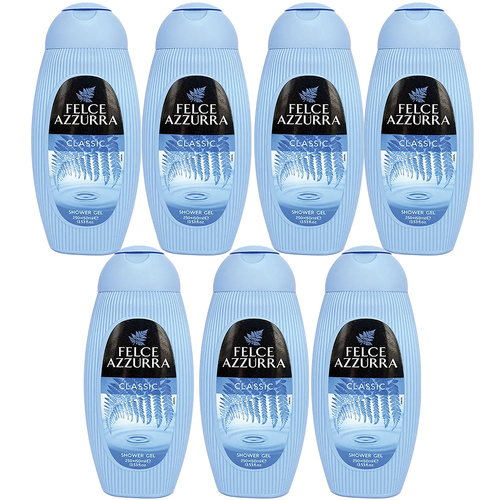 Felce Azzurra Classico Shower Gel 400ml Pack of 7 Classic Italian Scent