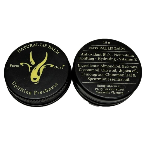 Farm Goat Natural Lip Balm 15g Hydrating Vitamin E Nourishing Balm