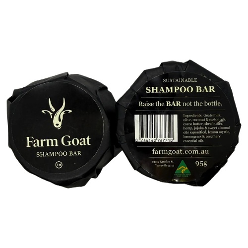 Farm Goat Shampoo Bar Goat Milk Natural Hair Cleanser 95g