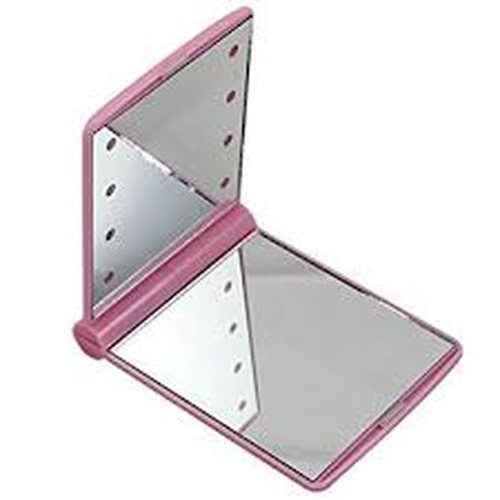 Flo LED Compact Mirror Pink