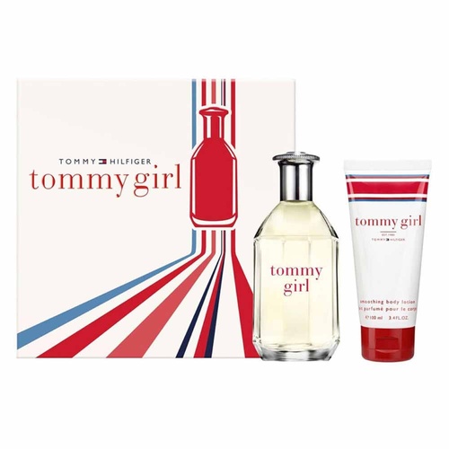Tommy Hilfiger Tommy Girl 2 Piece Set - Eau De Toilette EDT 100ml + Body Lotion 100ml