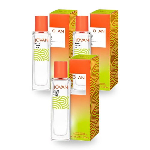 Jovan Genderless Make Them Talk 100ml Pack of 3