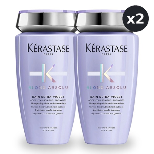 Kerastase Blond Absolu Bain Ultraviolet 250ml Pack of 2