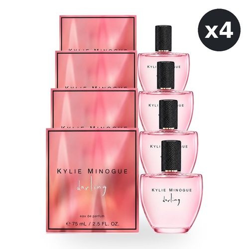 Kylie Minogue Darling Eau De Parfum EDP 75ml Spray Pack of 4