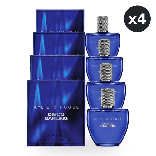 Kylie Minogue Disco Darling Eau De Parfum EDP 75ml Spray Pack of 4