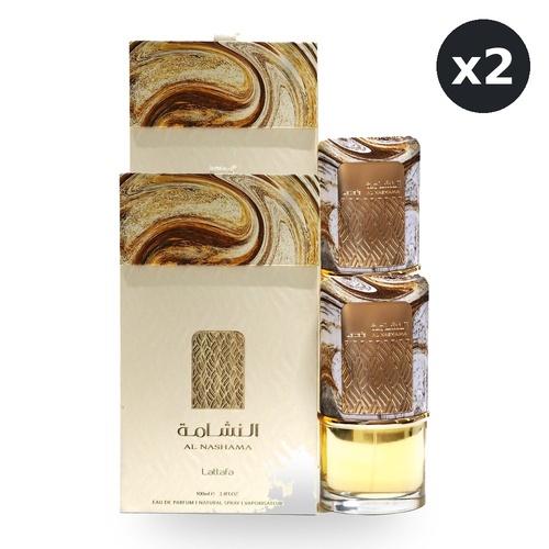 Lattafa Al Nashama Eau De Parfum EDP 100ml Spray Pack of 2