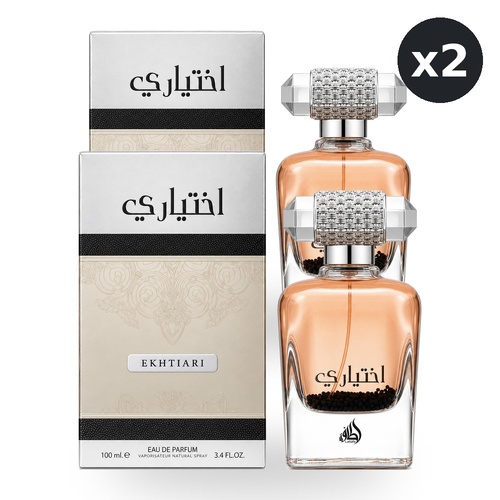 Lattafa Ekhtiari Unisex Eau De Parfum EDP 100ml Pack of 2