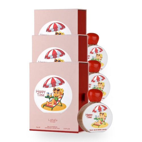Lattafa Pride Happy Time Eau De Parfum EDP 75ml Spray Pack of 3