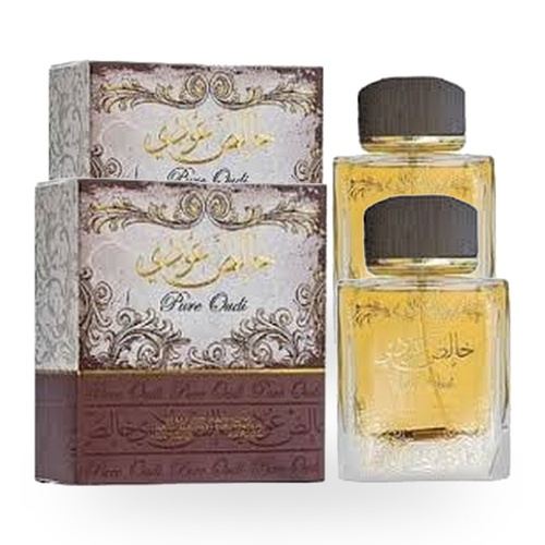 Lattafa Pure Oudi Unisex Eau De Parfum EDP 100ml Pack of 2