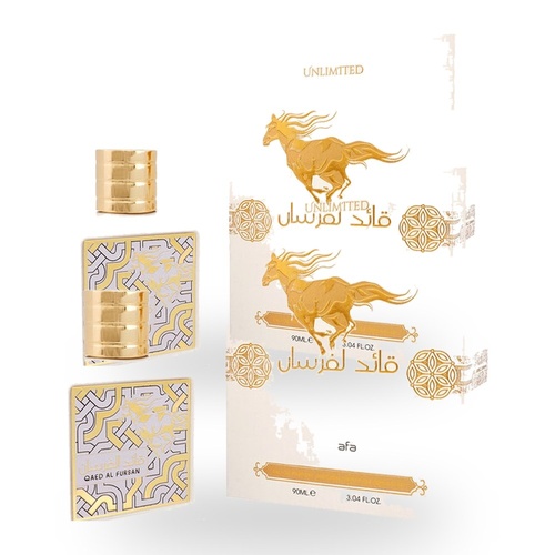 Lattafa Qaed Al Fursan Unlimited Unisex Eau De Parfum EDP 90ml Pack of 2