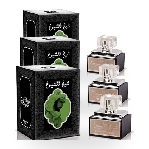 Lattafa Sheikh Al Shuyukh Unisex Eau De Parfum EDP 50ml Pack of 3