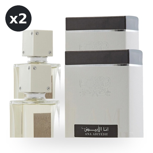 Lattafa Ana Abiyedh Eau De Parfum EDP 60ml Spray Pack of 2