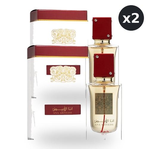 Lattafa Ana Abiyedh Rouge Unisex Eau De Parfum EDP 60ml Pack of 2