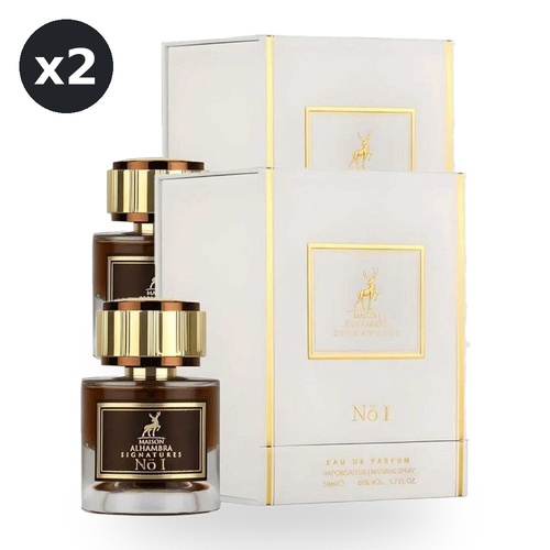 Maison Alhambra Signatures No I Unisex Eau De Parfum EDP 50ml Pack of 2