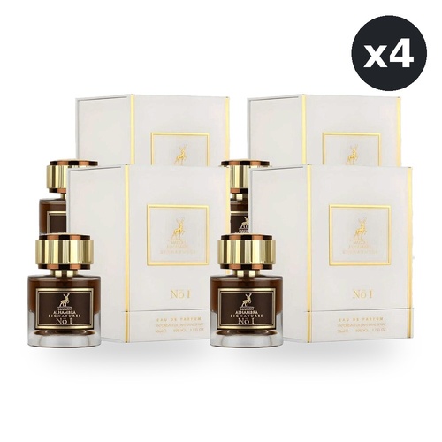 Maison Alhambra Signatures No I Unisex Eau De Parfum EDP 50ml Pack of 4
