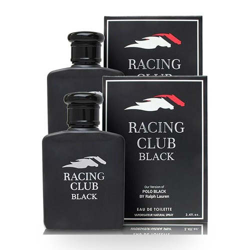 Mirage Racing Club Black Eau De Toilette EDT 100ml Pack of 2
