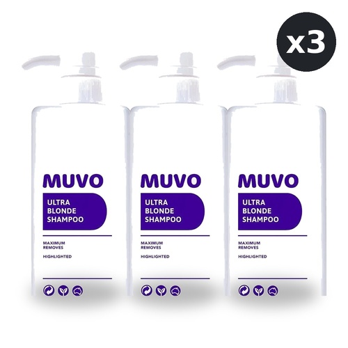 Muvo Ultra Blonde Conditioner 500ml Pack of 3