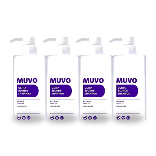 Muvo Ultra Blonde Conditioner 500ml Pack of 4