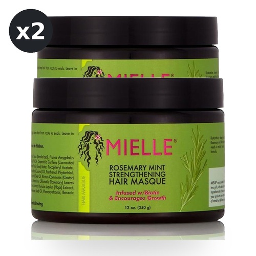 Mielle Rosemary Mint Hair Masque 340g Pack of 2