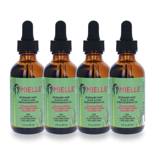 Mielle Rosemary Mint Scalp & Hair Strengthening Oil 59ml Pack of 4
