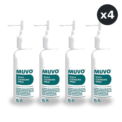 Muvo Scalp Cleansing Spray 100ml Pack of 4