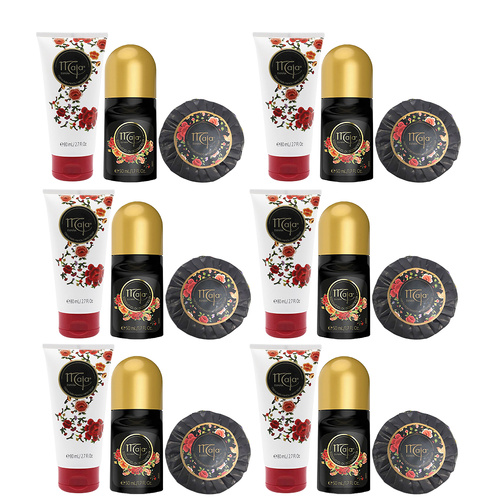 Maja Classic Skincare Set 100g Soap 80ml Hand Cream 50ml Deo Roll On Pack of 6