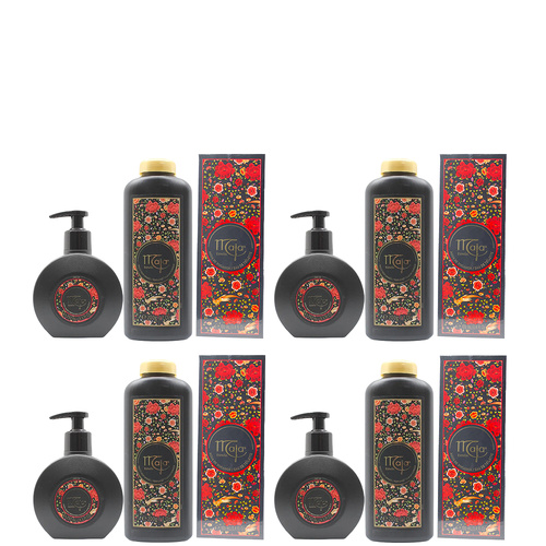 Maja Floral Body Care Set EDT 100ml Talcum Powder 200g Hand Soap 250ml