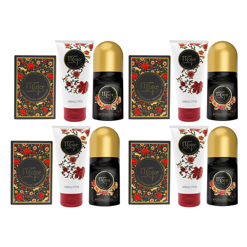 Maja Floral Hand Soap Hand Cream Deodorant Trio Pack of 4 for Women