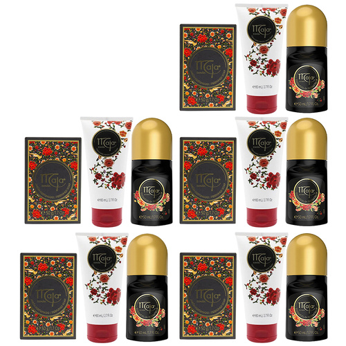 Maja Floral Hand Care Trio Bundle Pack of 5 Hand Soap Hand Cream Deodorant