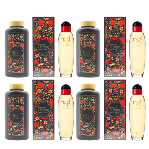 Maja Eau De Toilette 50ml and Perfumed Talcum Powder 100g Set Pack of 4