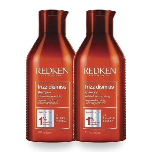 Redken Frizz Dismiss Shampoo 300ml Pack of 2