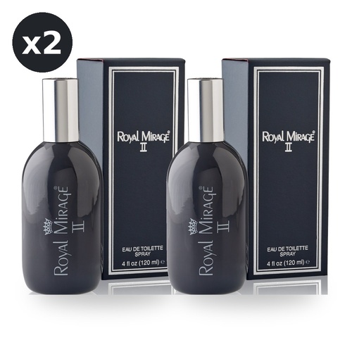 Royal Mirage 120ml Eau De Toilette EDT Spray II Pack of 2