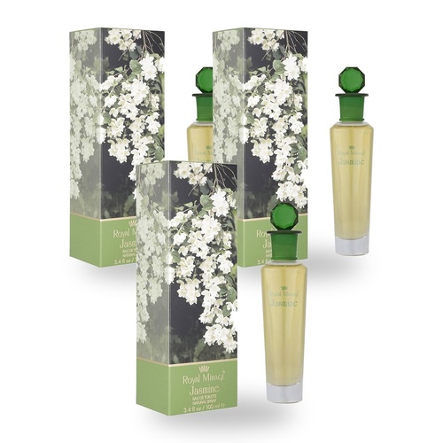 Royal Mirage 100ml Eau De Toilette EDT Spray Jasmine Pack of 3
