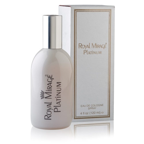 Royal Mirage 120ml Eau De Cologne EDC Spray Platinum