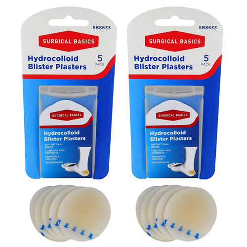 Surgical Basics Hydrocolloid Blister Plasters 44 x 69mm Pack of 10
