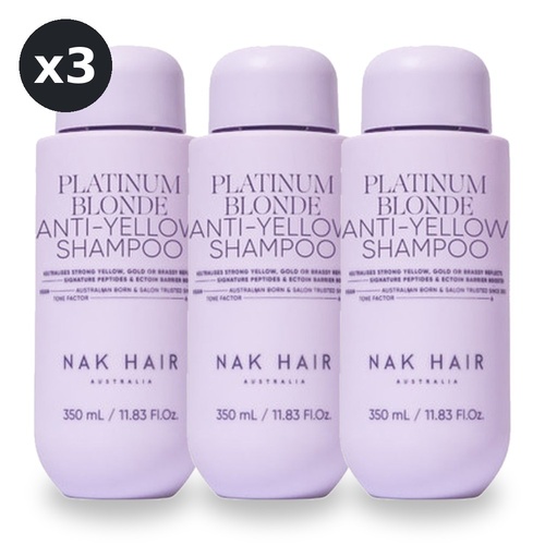 NAK Signature Blonde Conditioner 350ml Pack of 3