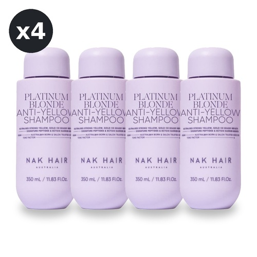 NAK Signature Blonde Conditioner 350ml Pack of 4
