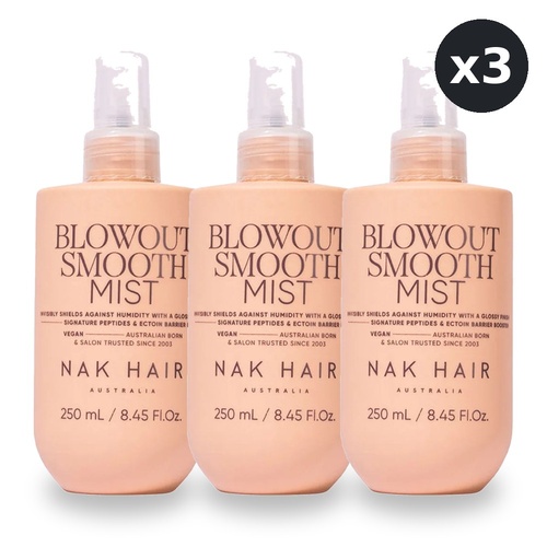 NAK Signature Blowout Mist 250ml Pack of 3