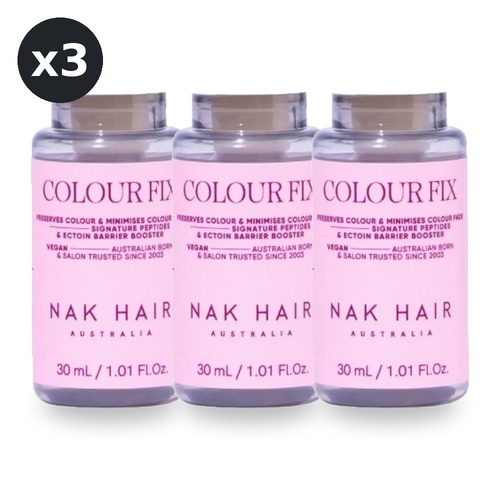 NAK Signature Colour Fix 30ml Pack of 3