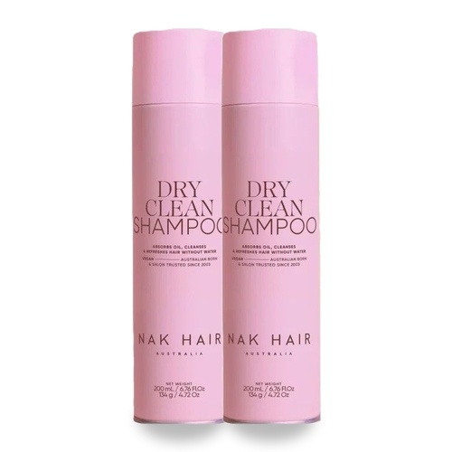 NAK Signature Dry Clean Shampoo 200ml Pack of 2