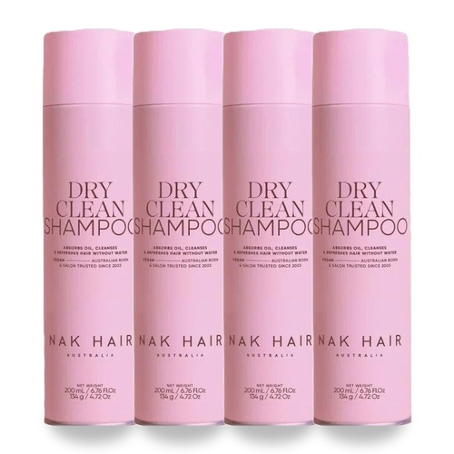 NAK Signature Dry Clean Shampoo 200ml Pack of 4